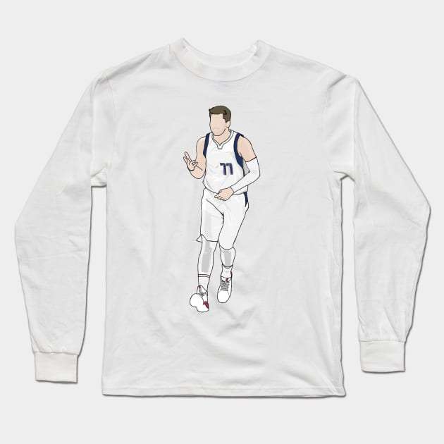 Luka Doncic - The Wonder Boy Long Sleeve T-Shirt by PennyandPeace